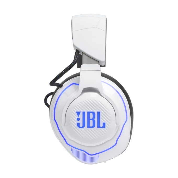 JBL Quantum 910P Console Wireless - White - Wireless over-ear console gaming headset with head tracking-enhanced, Active Noise Cancelling and Bluetooth - Right image number null